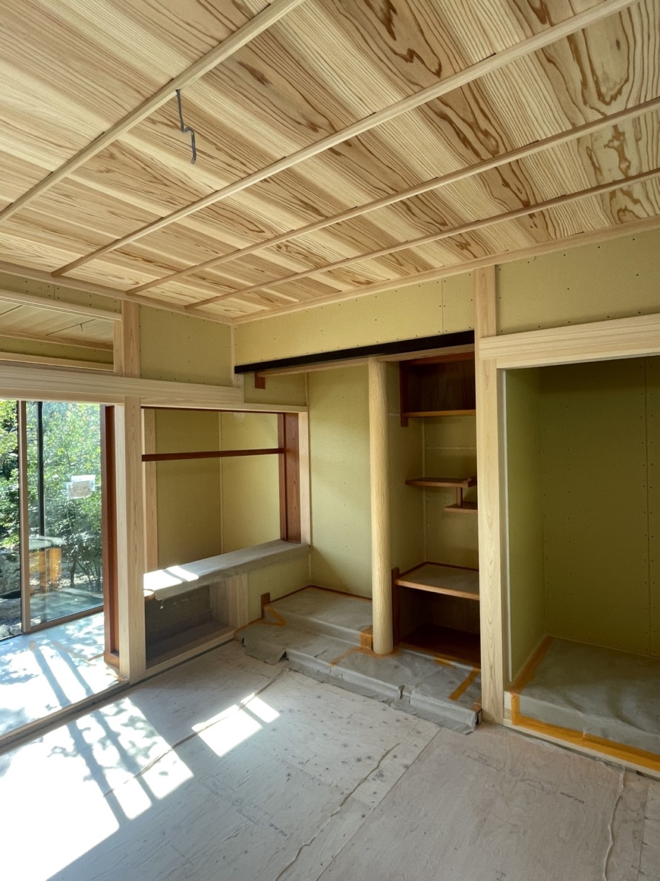 純和風の和室が完成|純和風の和室 新築 注文住宅 地元工務店 東広島市西条|スタッフブログ|ブログ|新着情報|(木づくりの家)