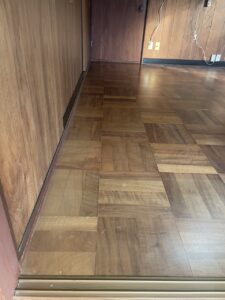 床の増し貼りbefore→after｜東広島市　西条町　注文住宅　木造住宅　木の家　自然素材　東広島の工務店